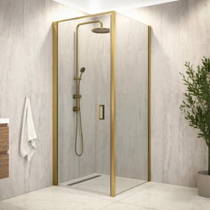 Mirlux Douchecabine vela 90 x 200 goud