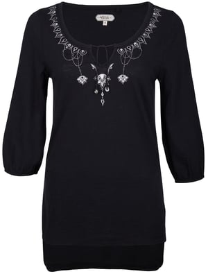 usha Tuniek Dames zwart