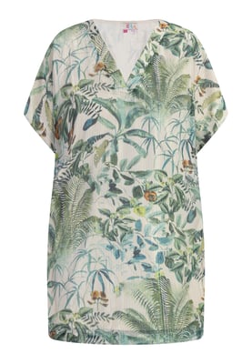 IZIA Tuniek met fantasiegaren Dames Jungle-print