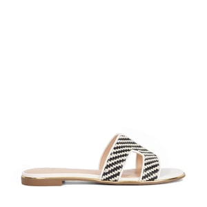 Dune Ladies Ludlows - Flat Boucle Sandals