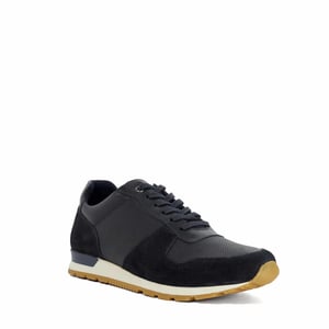 Dune Mens Toronto - Leather Lace-Up Trainers