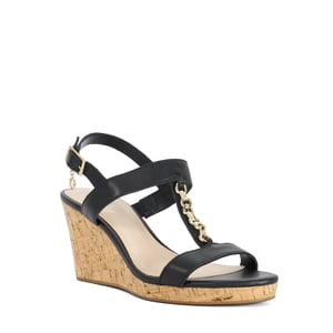 Dune Ladies Kasslie - T-Bar Cork Wedge