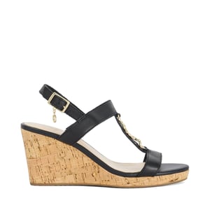 Dune Ladies Kasslie - T-Bar Cork Wedge