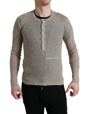 Langarm Henley Kasjmier Shirt