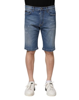 Versleten Denim Shorts