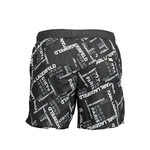 Logo Print Zwemshorts