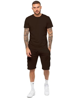 Enzo | Heren Trainingspak met T-Shirt en Korte Broek Set