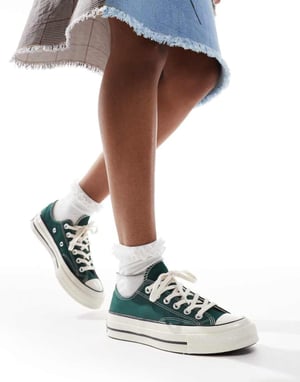 Converse Chuck 70 Ox-skor i mörkgrön