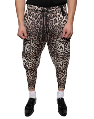 Leopard Cargo Byxor