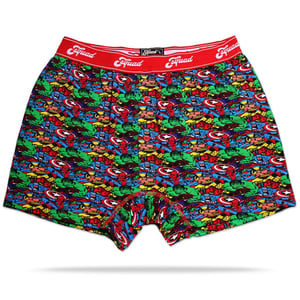 VR2 Denim Mens 9 Pack Boxers Superhero Designs