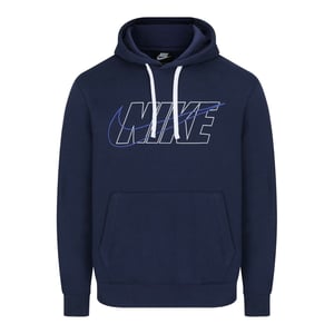 Nike Mens Navy Outline Hooded Fleece Tracksuit