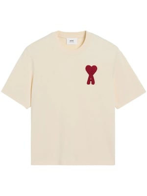 Ami Paris Red Patch T-Shirt