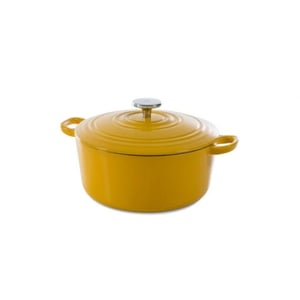 BK Cookware Bk bourgogne braadpan sunny yellow 24 cm gietijzer