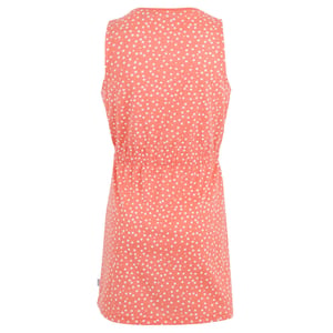 Regatta Meisjes Beylina Micro-Dot Jurk (Perzik/Bloei/Wit)