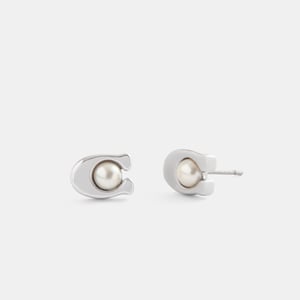 Signature Pearl Stud Earrings