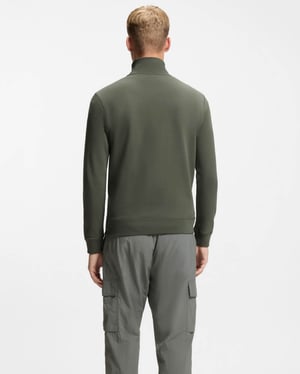 Zetrust 1/4 Zip Sweatshirt in Dark Green