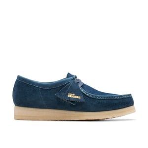 Clarks Wallabee mockaskor för herrar (Marinblått)