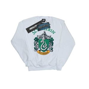 Harry Potter Sweatshirt met Slytherin helm voor meisjes (Wit)