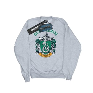 Harry Potter Sweatshirt met Slytherin helm voor meisjes (Sportgrijs)