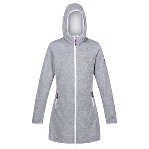 Regatta Dames/Dames Bloomfield Marl Longline Fleecejack (Heide/Wit)