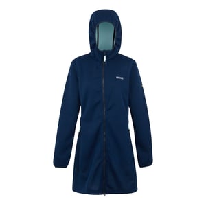 Regatta Bloomfield Marl Longline Fleecejacka för damer/kvinnor (Marinblå/Icy Morn)
