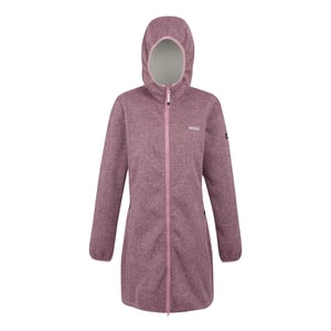 Regatta Dames/Dames Bloomfield Marl Longline Fleecejack (Lila/Licht Vanille)