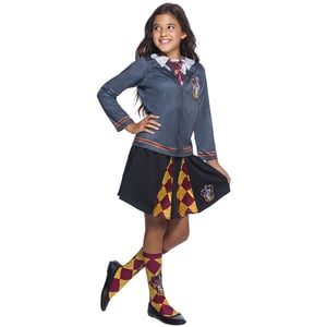 Harry Potter Kinder/Kinder Gryffindor rok (Zwart/Claret Rood/Geel)