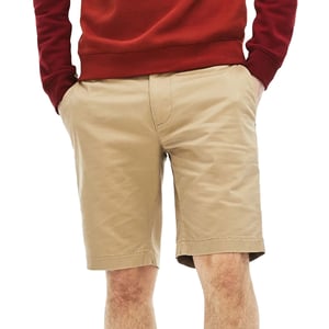 Lacoste Herenkatoen Stretch Slim Casual Korte Broek (Beige)