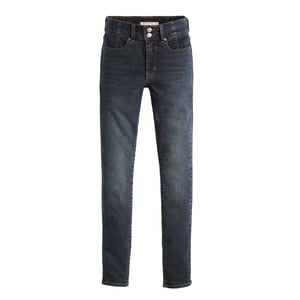 Levis Dames/Dames 311 Shaping Leather Patch Skinny Jeans (Donkerblauw)