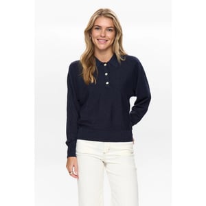 Nümph Nudajana l/s polo 706342 dark sapphire
