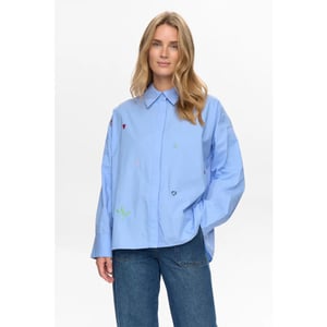 Nümph Nujuna shirt 706270 hydrangea