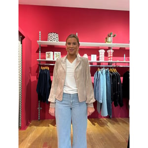 Helena Hart 7640 blazer lora velour sand
