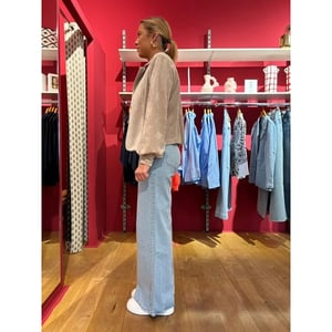Helena Hart 7640 blazer lora velour sand