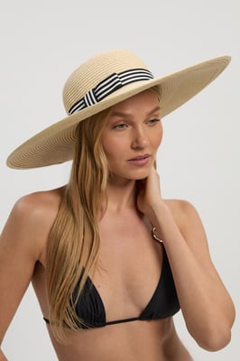 Natural Floppy Beach Hat