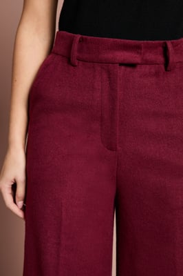 Lisa Tan Wool Blend Trouser