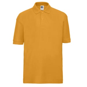 Russell Poloshirt van katoen voor kinderen (Goud)