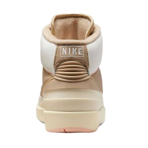 Nike Heren Air Jordan 2 Retro Leren Trainers (Wit/Tan)
