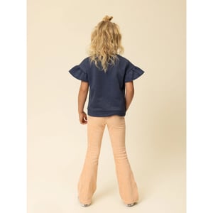 Looxs Revolution Flared corduroy broek soft apricot voor meisjes in de kleur