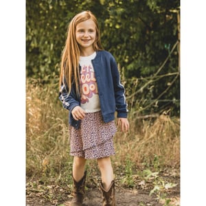Looxs Revolution Baseball vest lurex voor meisjes in de kleur