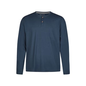 Phil & Co Heren winter pyjama set lang donker gestreept