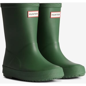 Hunter Kids First (Matte) Rubber Kinderen Groene Standaard Wellingtonlaarzen