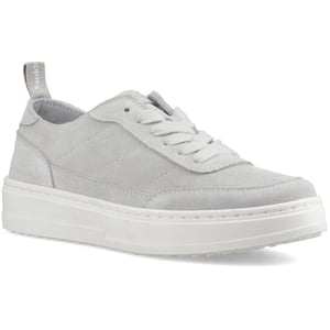 Hush Puppies Nesta Leren Dames Grijze Standaard Sneakers