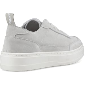 Hush Puppies Nesta Leren Dames Grijze Standaard Sneakers