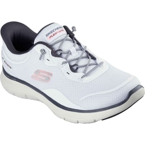 Skechers Flex Appeal 5.0 Easy Breezy Textil Kvinnors Vit/Multi Standard Sneakers