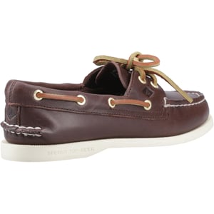 Sperry Authentic 2 Öga Läder Kvinna Bruna Standard Båtskor