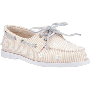 Sperry Autentiska Original Textil Kvinno Seersucker Standard Båtskor