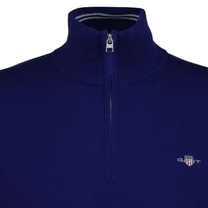 Gant Classic Cotton Half Zip Knitted Jumper
