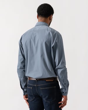 Ermo Slim-Fit Shirt in Dark Grey