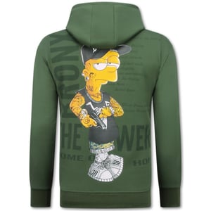 True Rise Oversized hoodie met capuchon the power