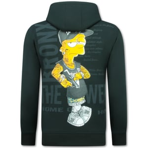 True Rise Oversized hoodie met capuchon the power